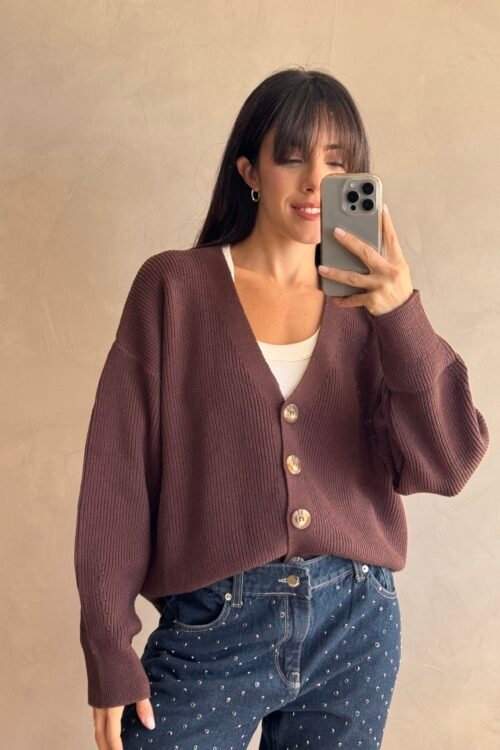 Alternative view of CARDIGAN KETE CHOCO