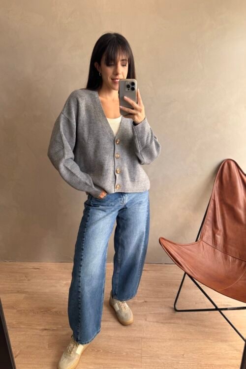 Alternative view of CARDIGAN KETE GRIS