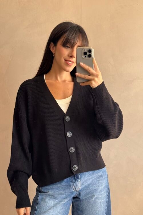 CARDIGAN KETE NEGRO