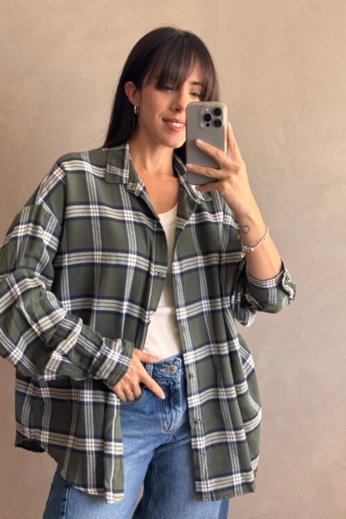 CAMISA TARTAN VERDE