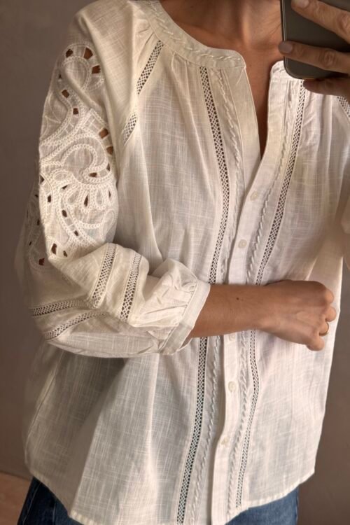 Alternative view of CAMISA REMANS BLANCA