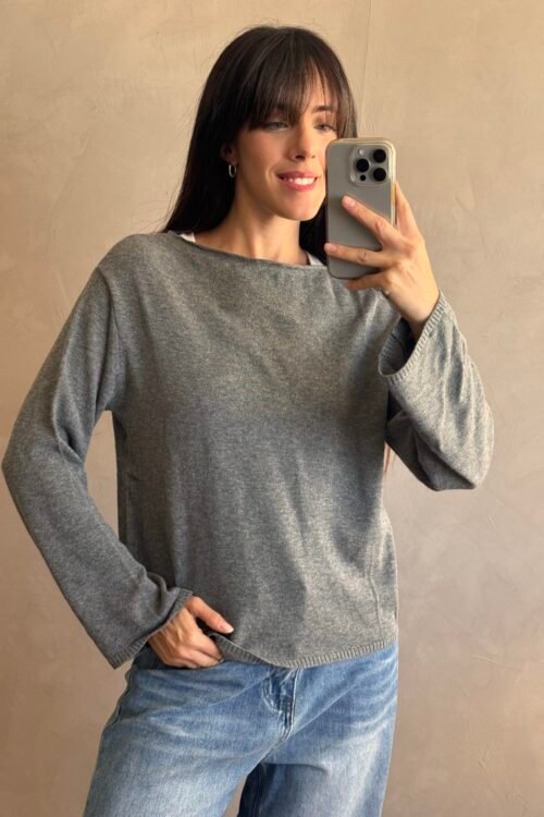 SWETER OTUM GRIS