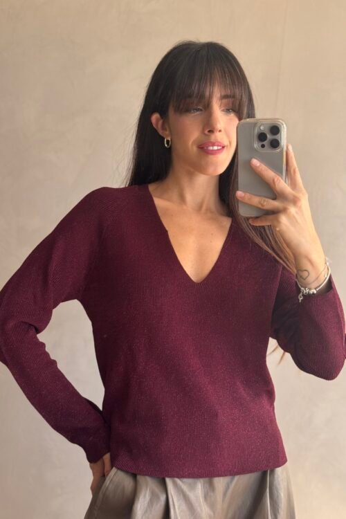 SWEATER RIAS BORDO