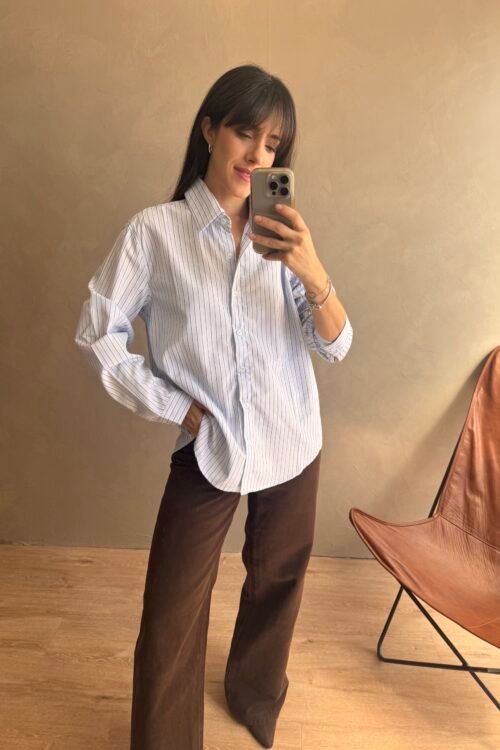 Alternative view of CAMISA ASTEN CELESTE