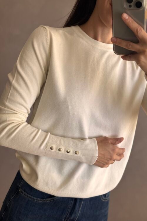 Alternative view of SWEATER ZARA BLANCO
