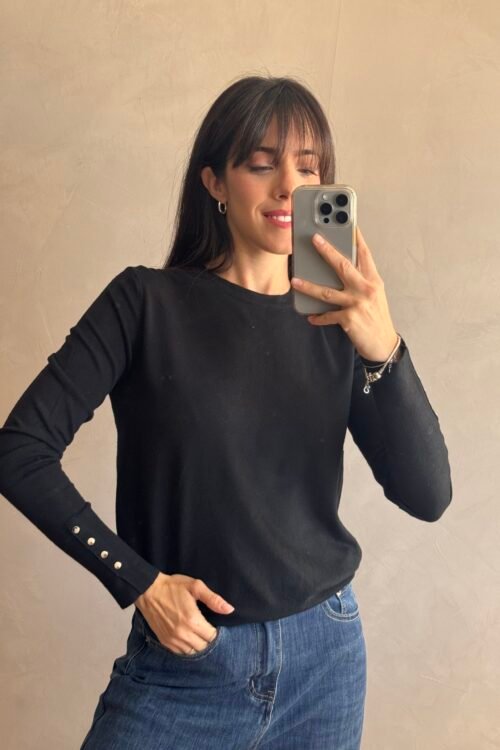 SWEATER ZARA NEGRO