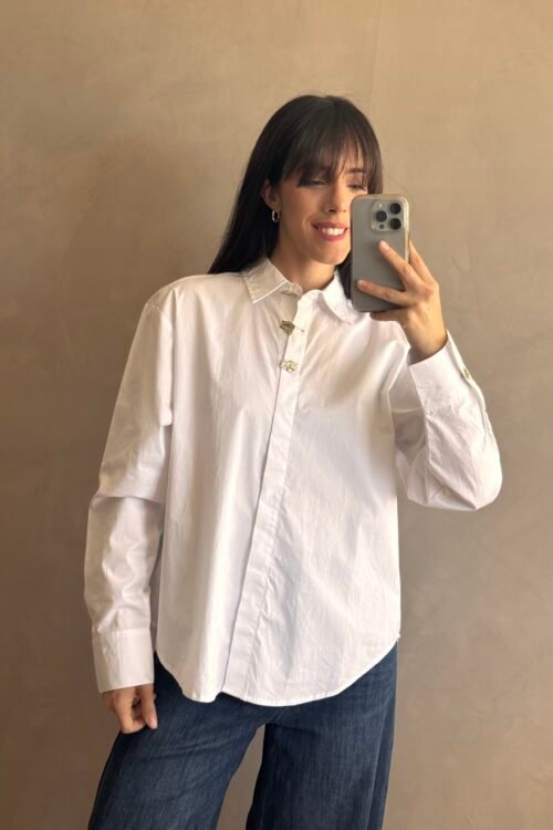 Alternative view of CAMISA PARIS BLANCA