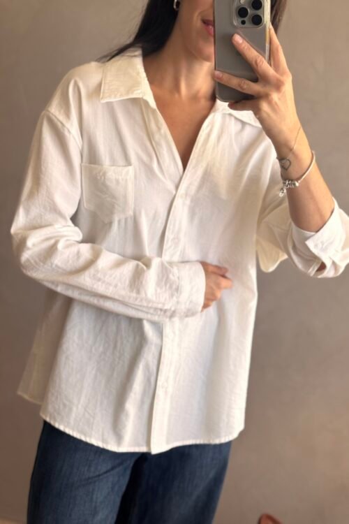 Alternative view of CAMISA OLEO BLANCO