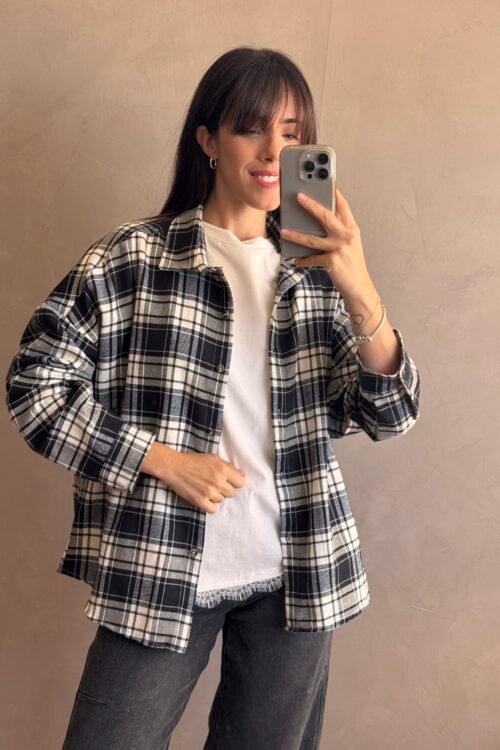 CAMISA TARTAN BLACK