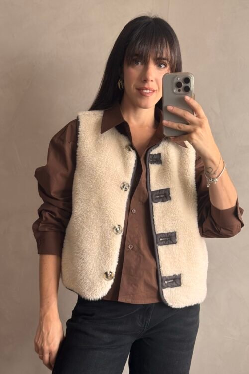 CHALECO PRINCE NATURAL