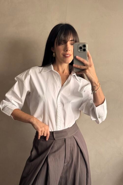 Alternative view of CAMISA LUZ BLANCA