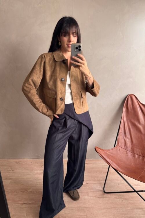 Alternative view of CHAQUETA GREEK SUEDE