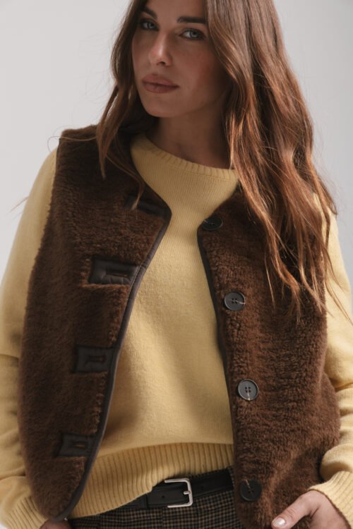 Alternative view of CHALECO PRINCE CHOCOLATE