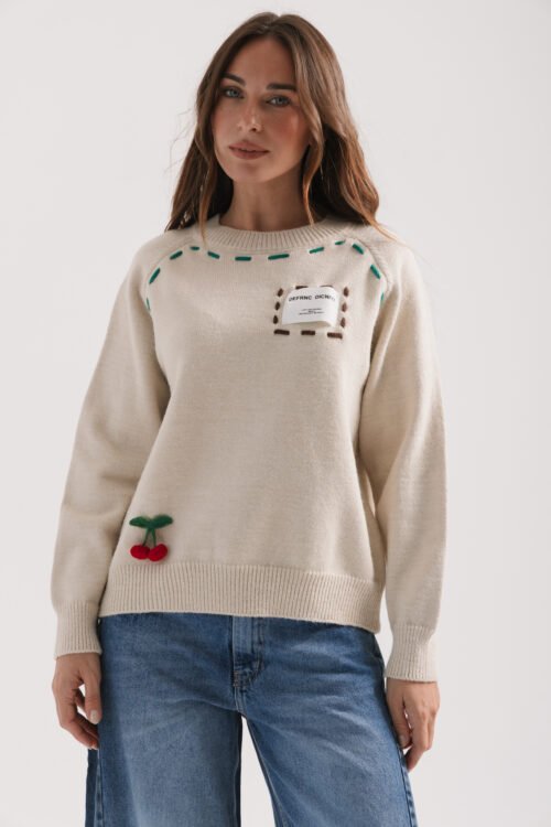 SWEATER CHERRY NAT