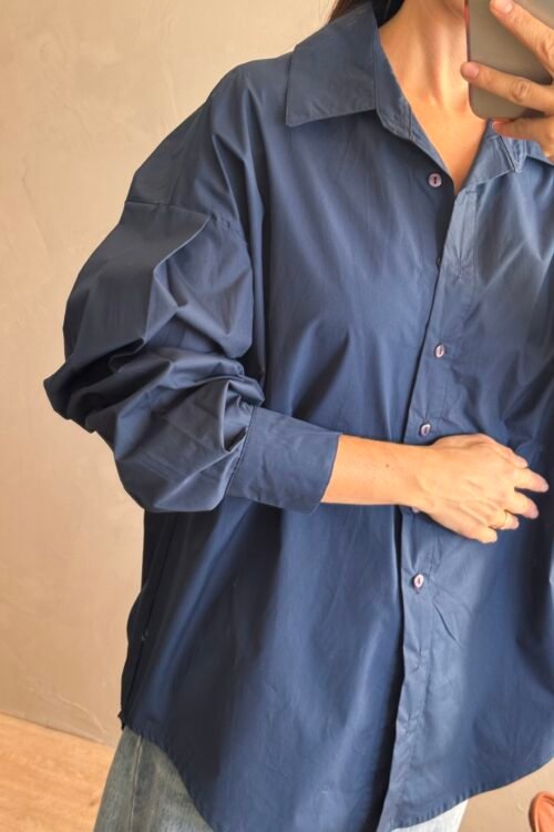 Alternative view of CAMISA PAZ AZUL