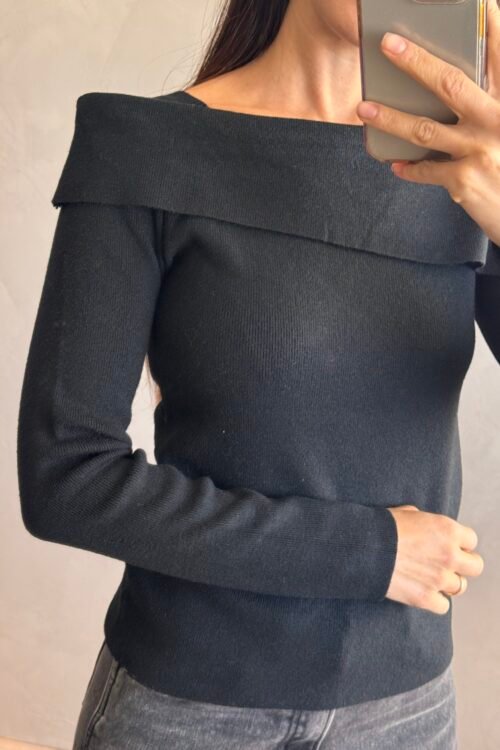 Alternative view of SWEATER TEIN NEGRO