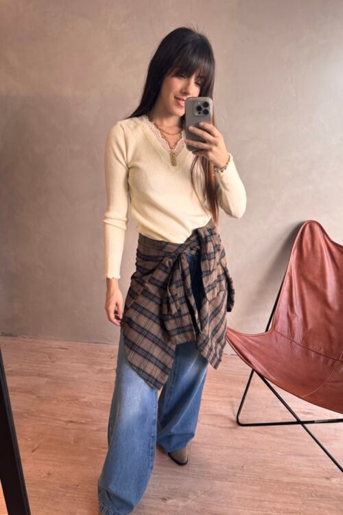Alternative view of SWEATER MUSE NAT