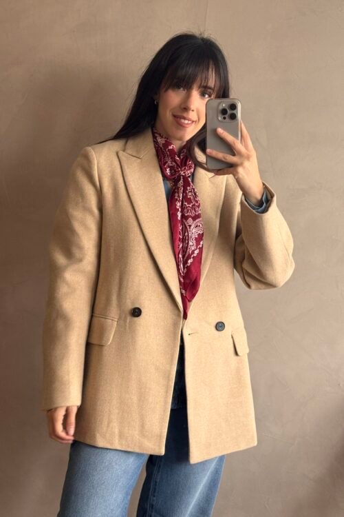 BLAZER KUM BEIGE