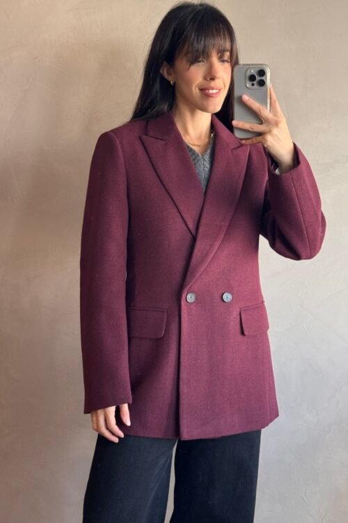 BLAZER KUM BORDO