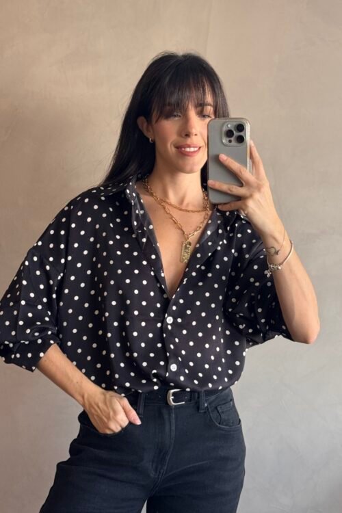 CAMISA ANDALUZ NEGRA