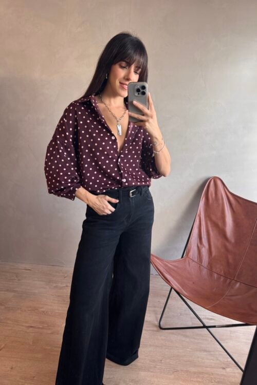 Alternative view of CAMISA ANDALUZ BORDO