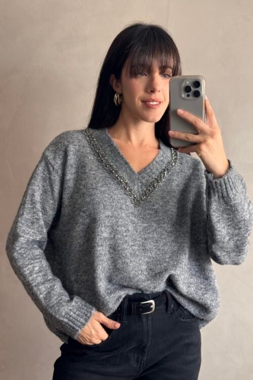 SWEATER MAC GRIS
