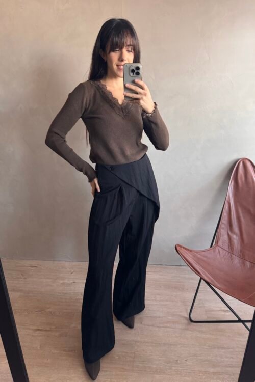 Alternative view of SWEATER MUSE CHOCO
