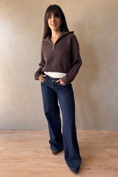 Alternative view of SWEATER VINGA MARRON