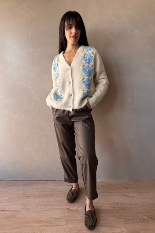 Alternative view of CARDIGAN JULIANA CHOCOLATE