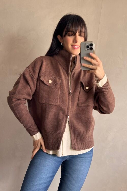 CAMISACO NYSSA CHOCO