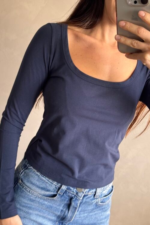 Alternative view of REMERA BASIC MOLAR BLUE