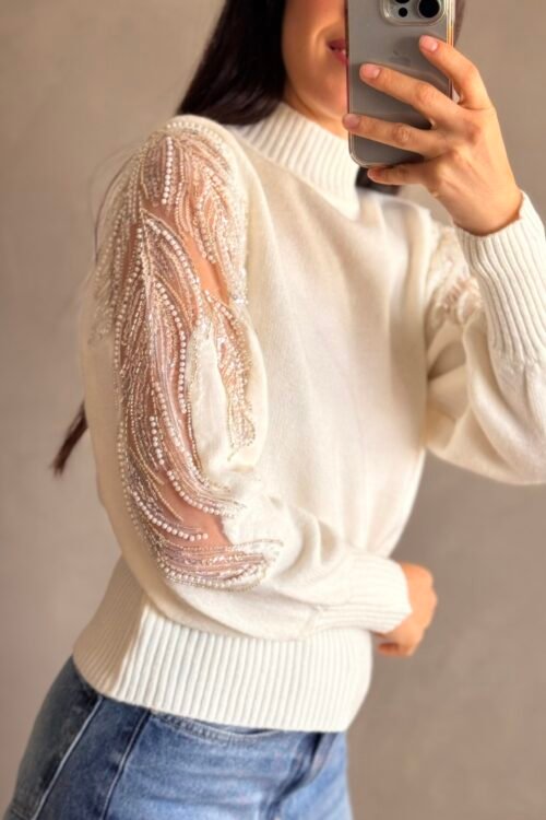 Alternative view of SWEATER SISI BLANCO