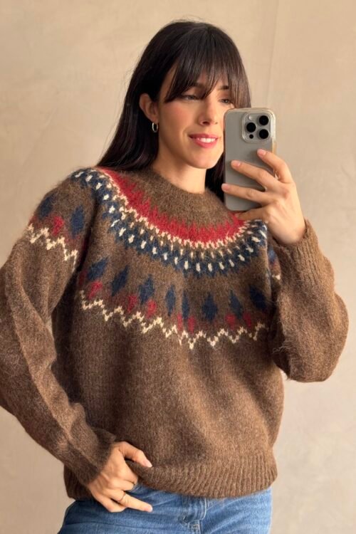 SWEATER BARILOCHE BROWN
