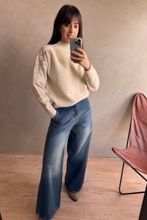 Alternative view of JEAN WIDE LEG ANGEL