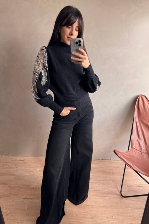 Alternative view of SWEATER SISI NEGRO