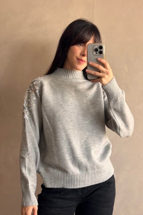 Alternative view of SWEATER NUIT GRIS