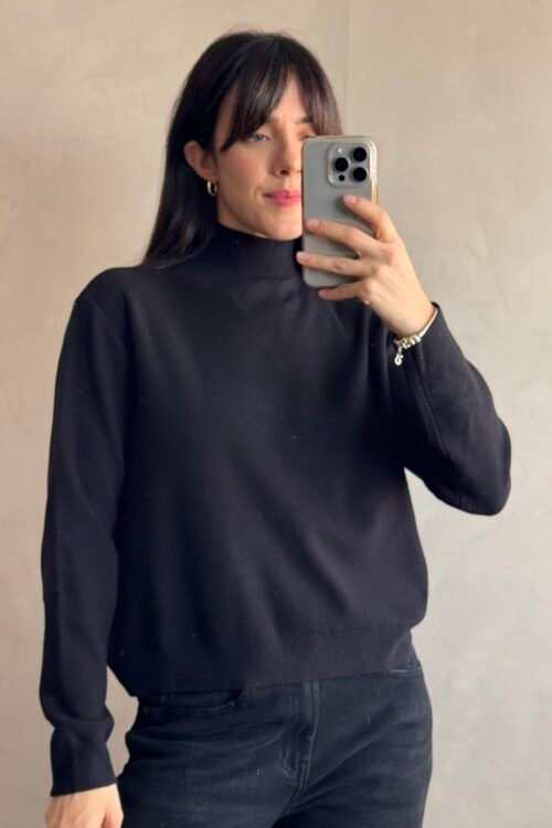 SWEATER CATIN NEGRO