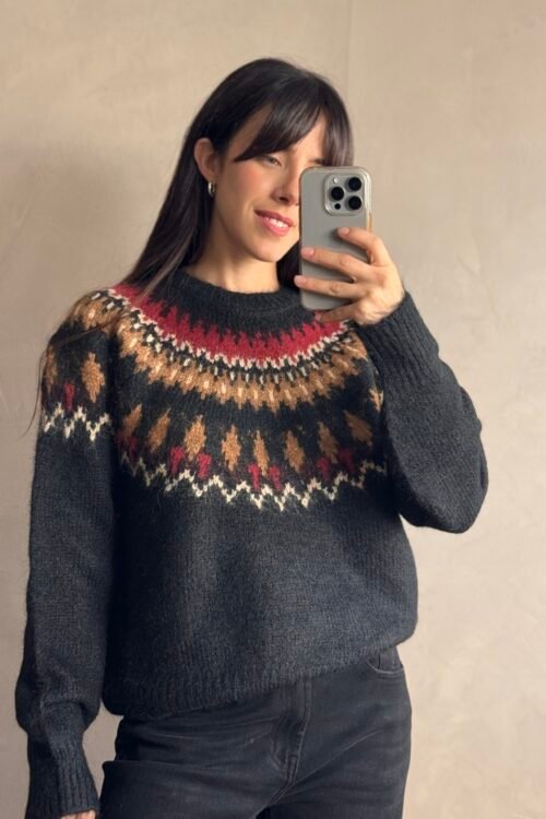 SWEATER BARILOCHE NEGRO