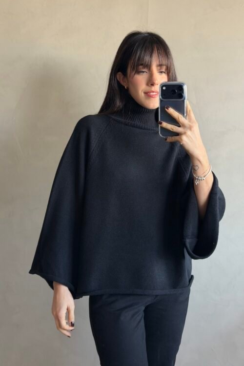 PONCHO MIRNA NEGRO