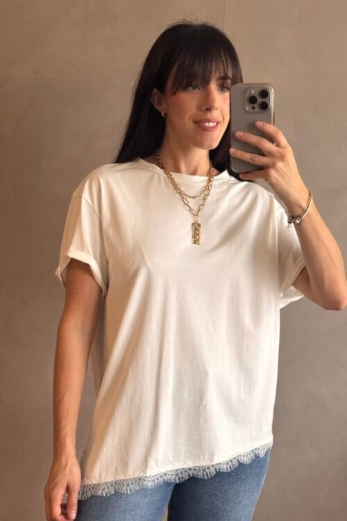 REMERA MIROL BLANCA