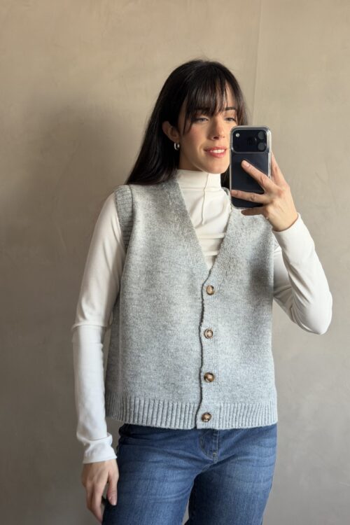 CHALECO NEFER GRIS