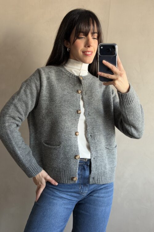 CARDIGAN MORE GRIS
