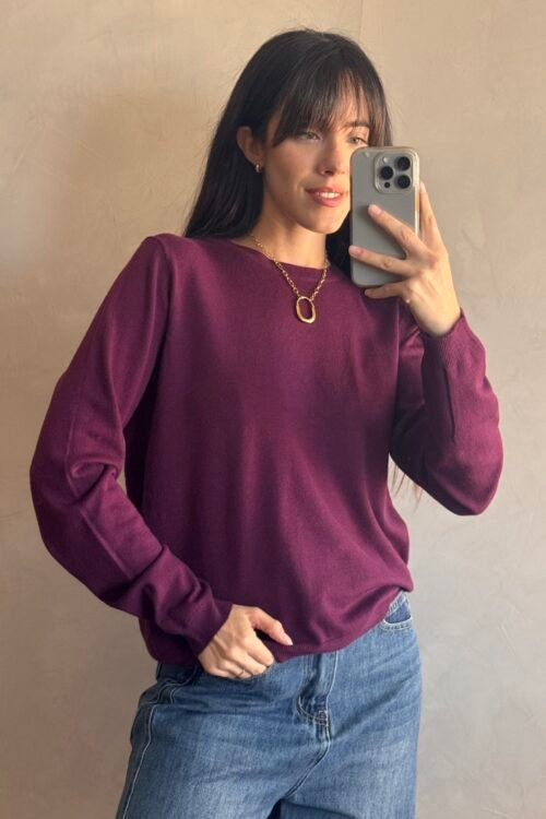 SWEATER BASICO UVA