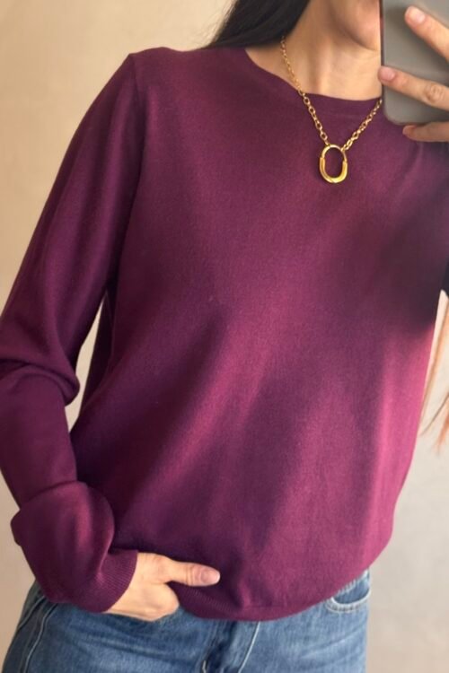 Alternative view of SWEATER BASICO UVA