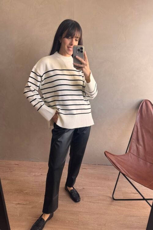 Alternative view of SWEATER CHER BLANCO