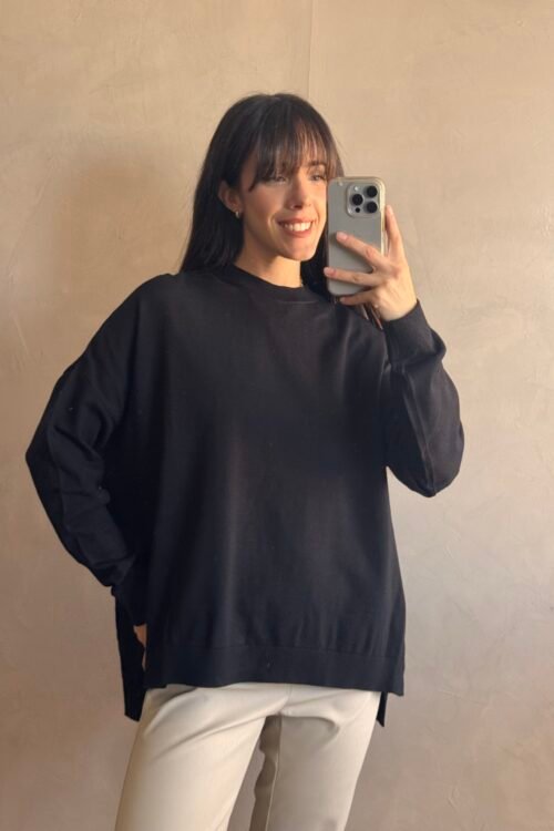 SWEATER CALA NEGRO