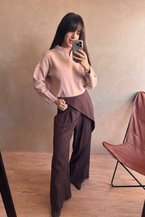 Alternative view of PANTALON NICKS BORDO