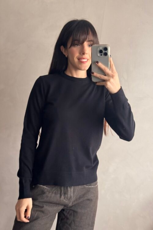 Alternative view of SWEATER INI NEGRO