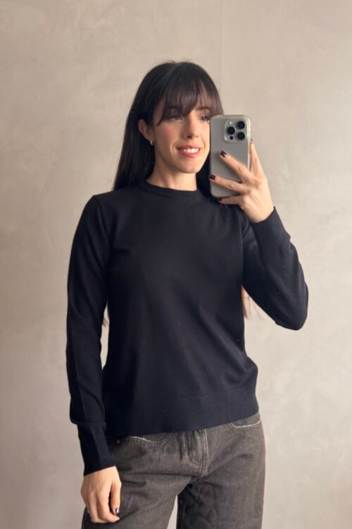 SWEATER INI NEGRO