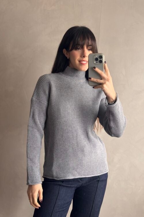 SWEATER CRISPY GRIS